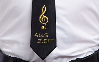 Seidenkrawatte bedruckt (Flex-Druck)